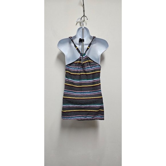 Buffalo David Bitton Tank Top Halter Gray Multicolor Women's Medium Razor Back - Picture 4 of 7